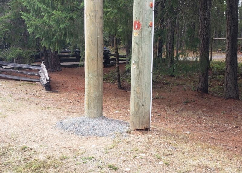 rotting pole